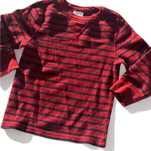 Hanna Andersson Thermal Striped Crew Top